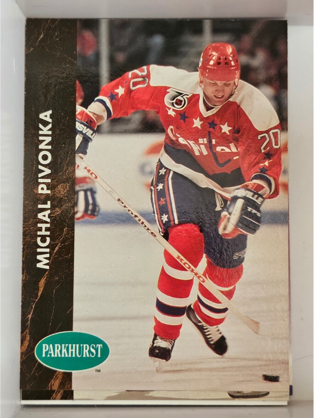 1991-92 Parkhurst #412 Michal Pivonka Washington Capitals - NHL Hockey